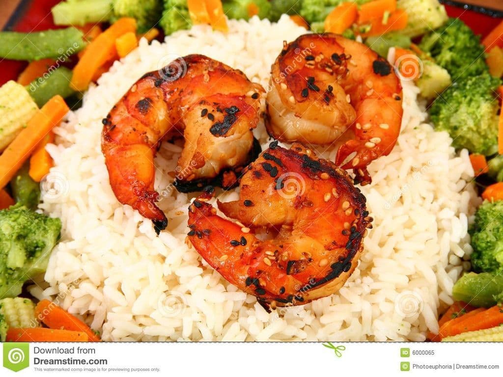 706. Shrimp Teriyaki (Meal)