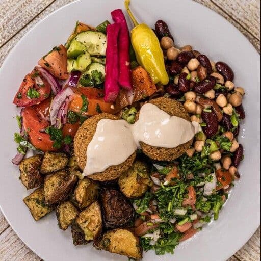 Plat de falafel / Falafel Dish