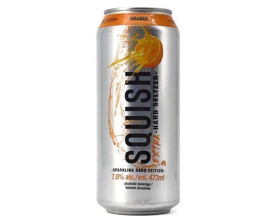 Squish Hard Seltzer Orange, 473 ml