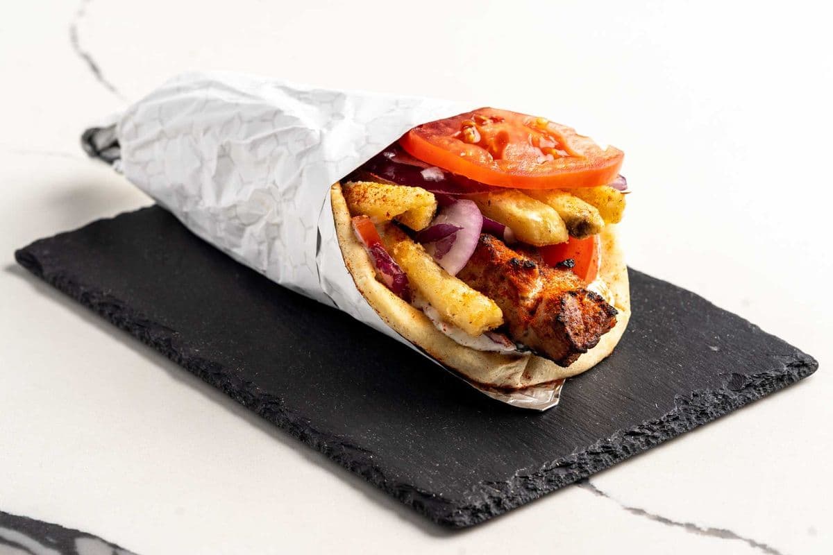 Souvlaki in a Pita