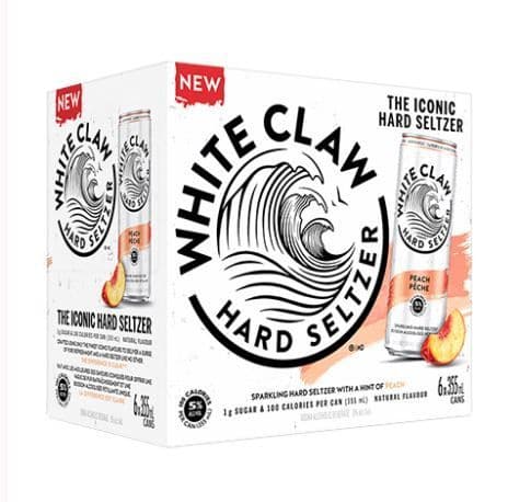 WHITE CLAW PEACH (6x355ML)