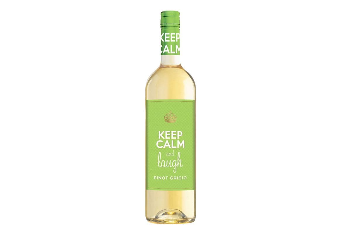 Keep Calm & Laugh Pinot Grigio (1 x 750ml)