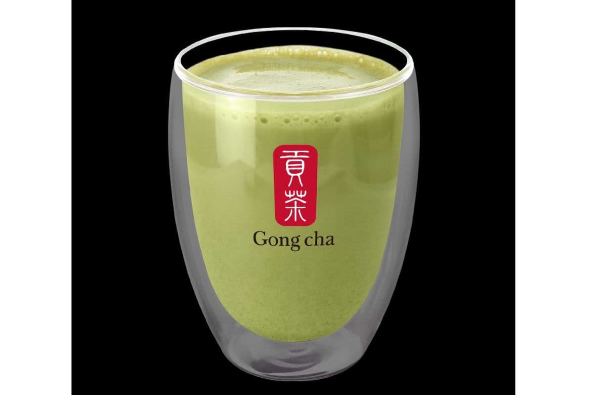 HOT Matcha Milk Tea