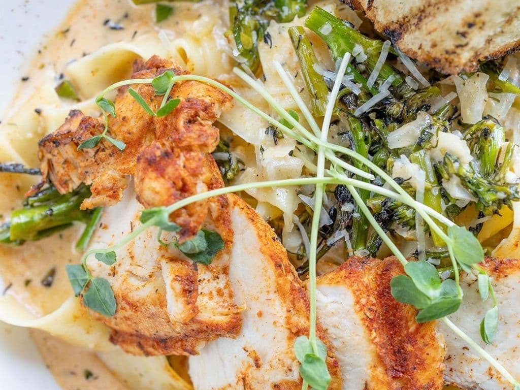 Blackened Chicken Parpadelle