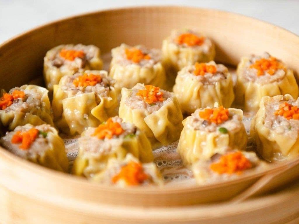 D02 Pork & Shrimp Dumplings [Shiu Mai] (4 pcs)