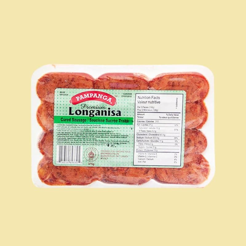 Longanisa Regular 375g - Premium Pampanga