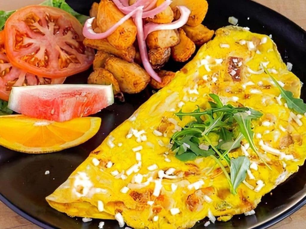 Bacon & Cheddar Omelette