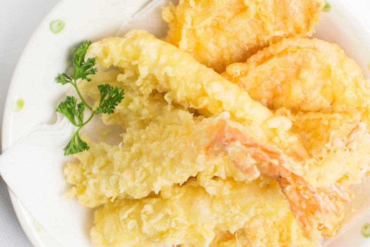 Prawn and Yam Tempura