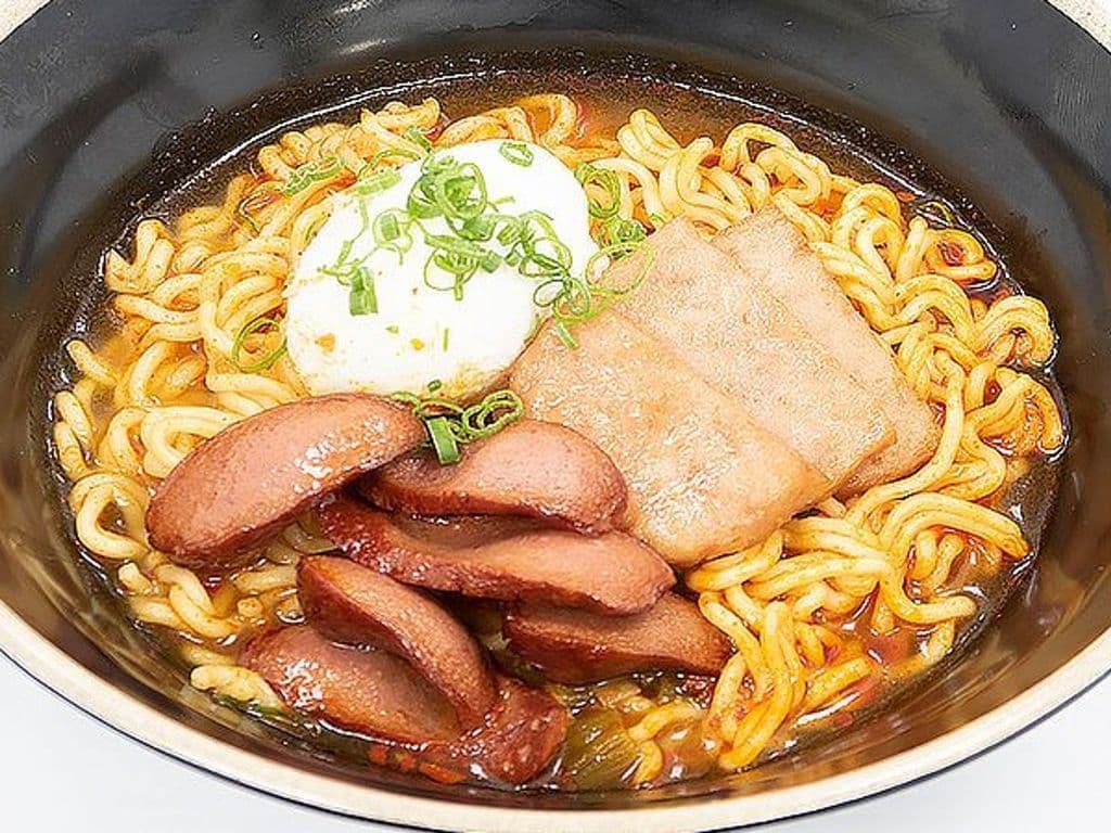 Ham and Sausage Ramen 