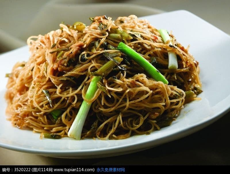 Pork Rice Vermicelli 雪菜肉絲米