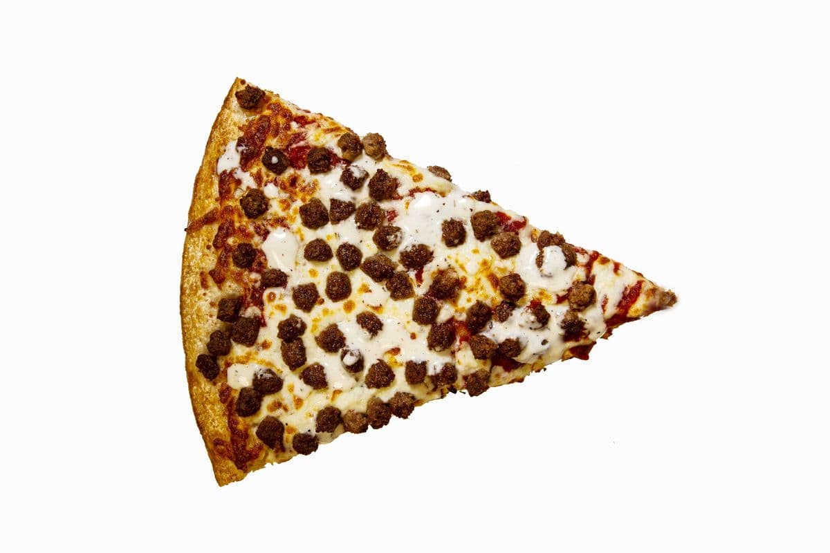 One Beef Pizza Slice
