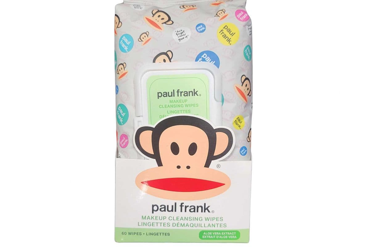 Paul Frank Makeup Cleansing Wipes - Aloe Vera Extract