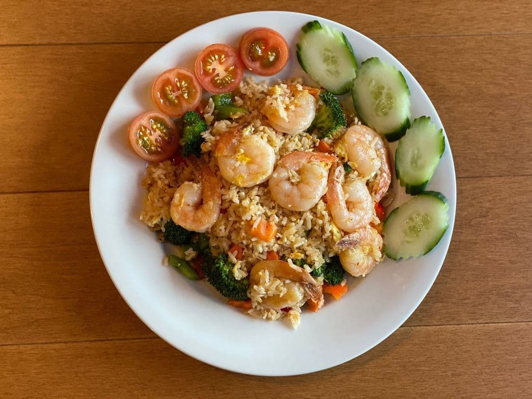RIZ FRIT AUX CREVETTES