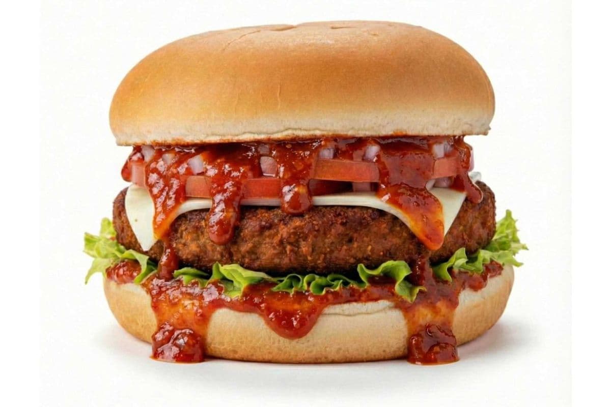 Fiery Schezwan Burger