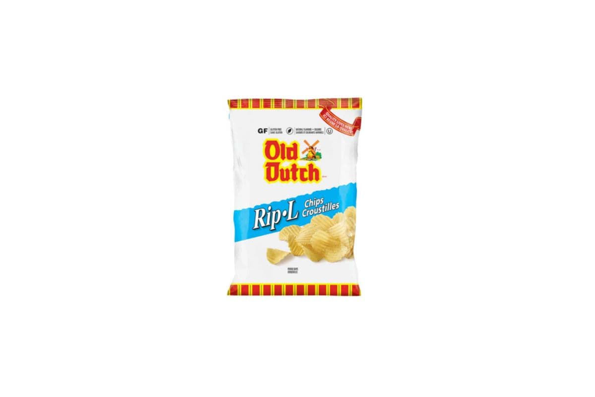 Old Dutch Ripl Plain Potato Chips 66g (66g)