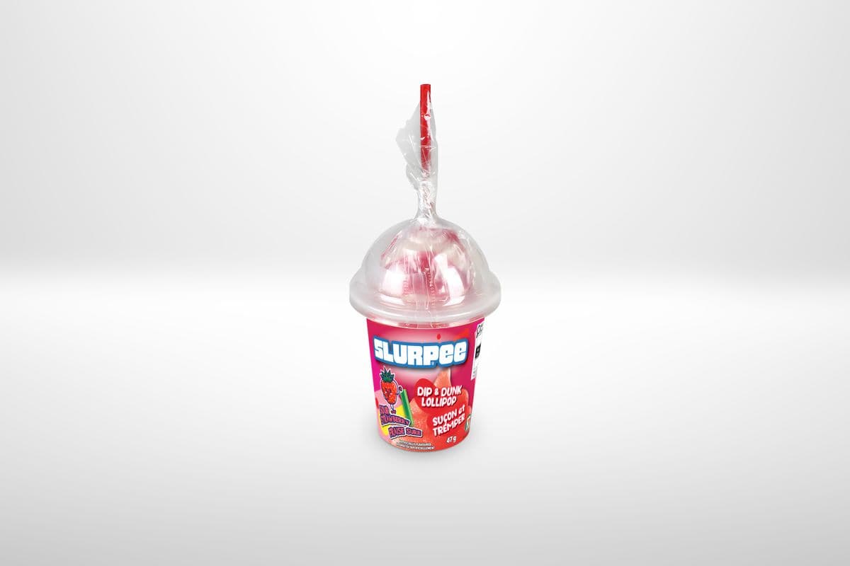 Slurpee Dip & Dunk Lollipop - Sour Strawberry (47 g)
