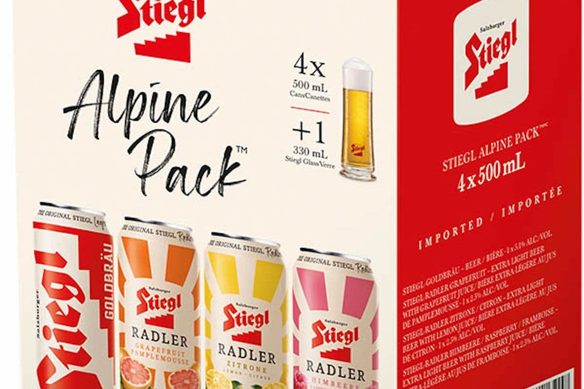STIEGL ALPINE MIXED PACK 4 CANS (4 x 500ML)