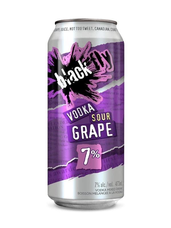 Black Fly Sour Grape (1 x 473 ml)