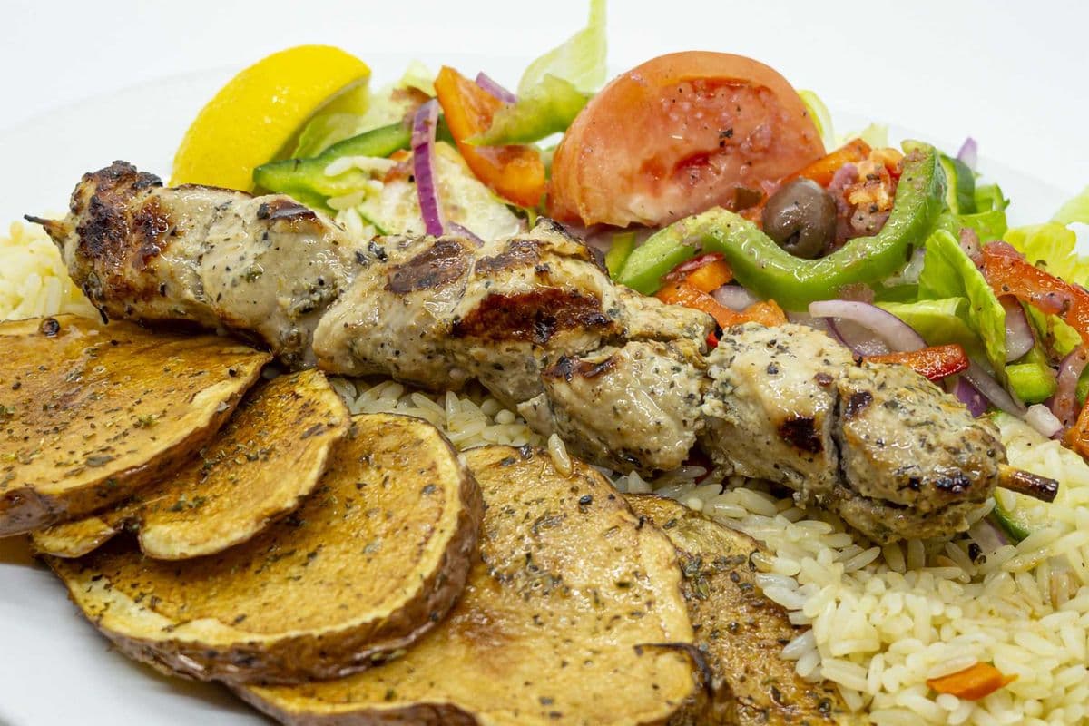 Pork Souvlaki (single skewer)