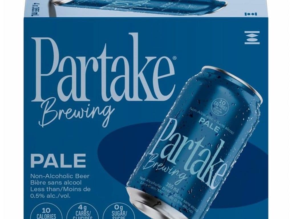 PARTAKE NON-ALCOHOL BEER PALE 4X355ML