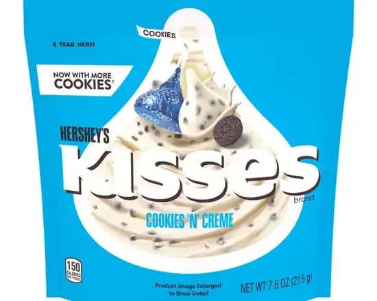 Hershey's Kisses Cookies ' n' Creme 200g/ Hershey's Chocolate Kisses Cookies'n'Creme 200g
