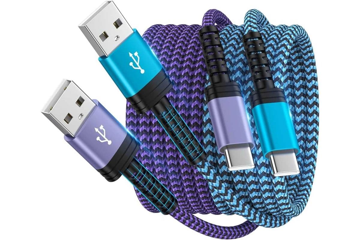 SMART accessories Metallic Braided Charging Cable Type C