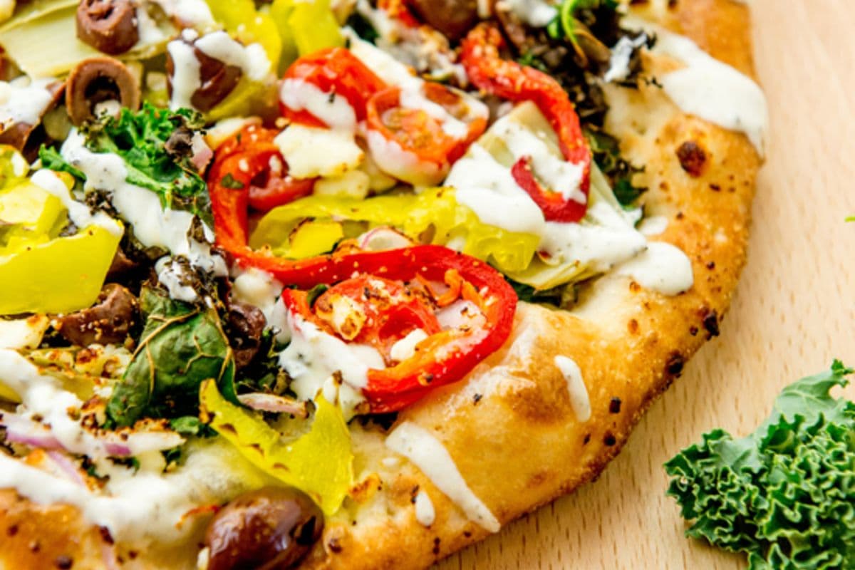 10" Skinny Greek Pizza