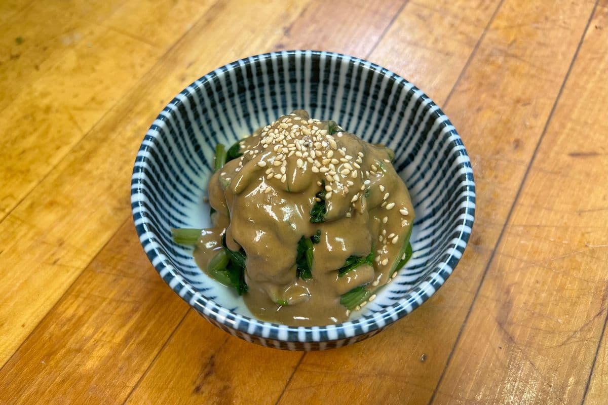 Spinach Gomae