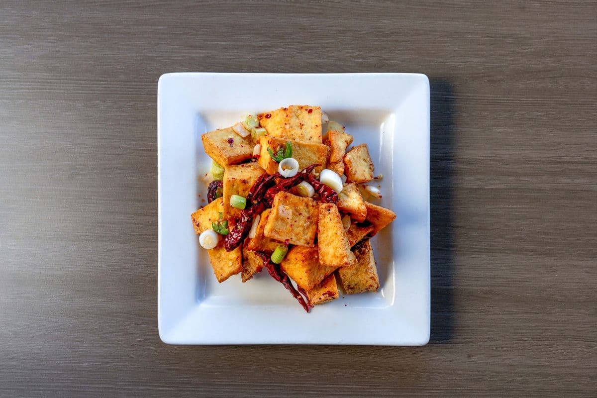 Spicy Deep Fried Tofu 椒盐豆腐