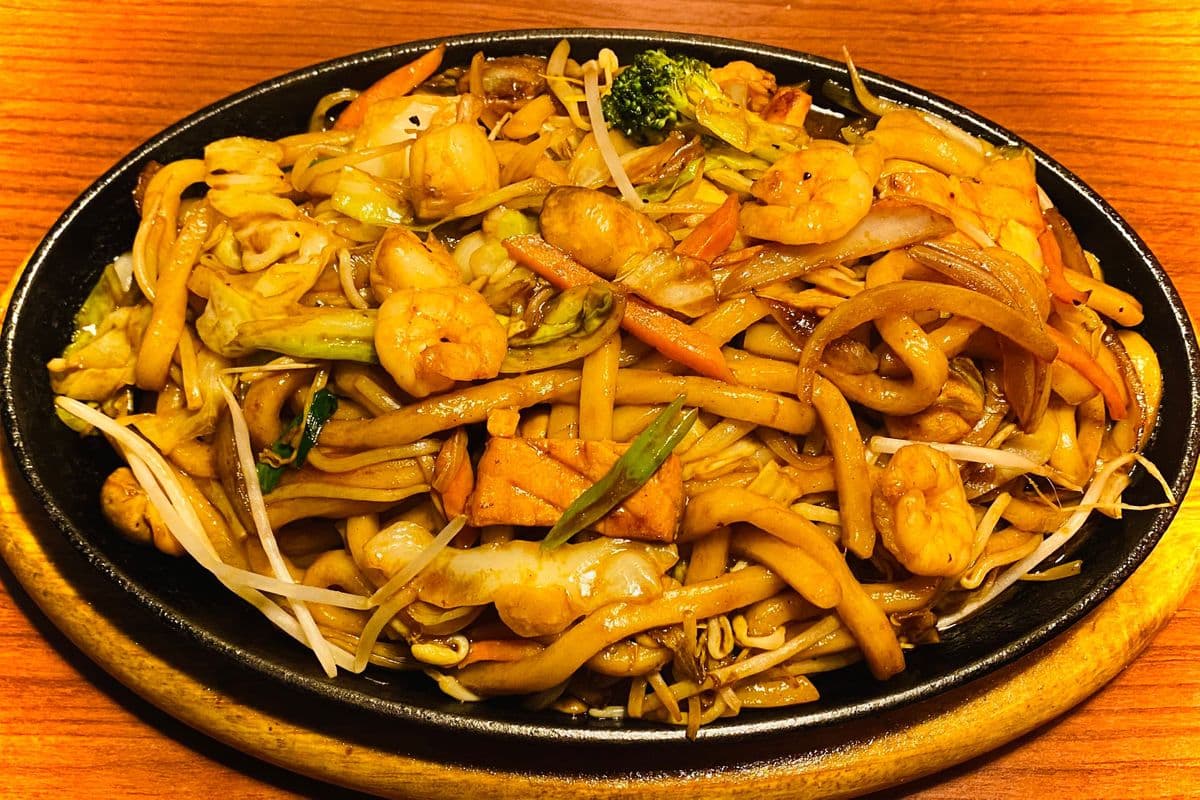 Seafood Yakiudon