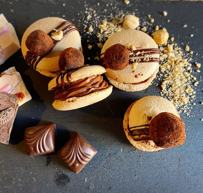 Gateau Chocolate Macaron
