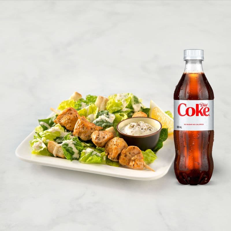 Skewer And Salad Combo