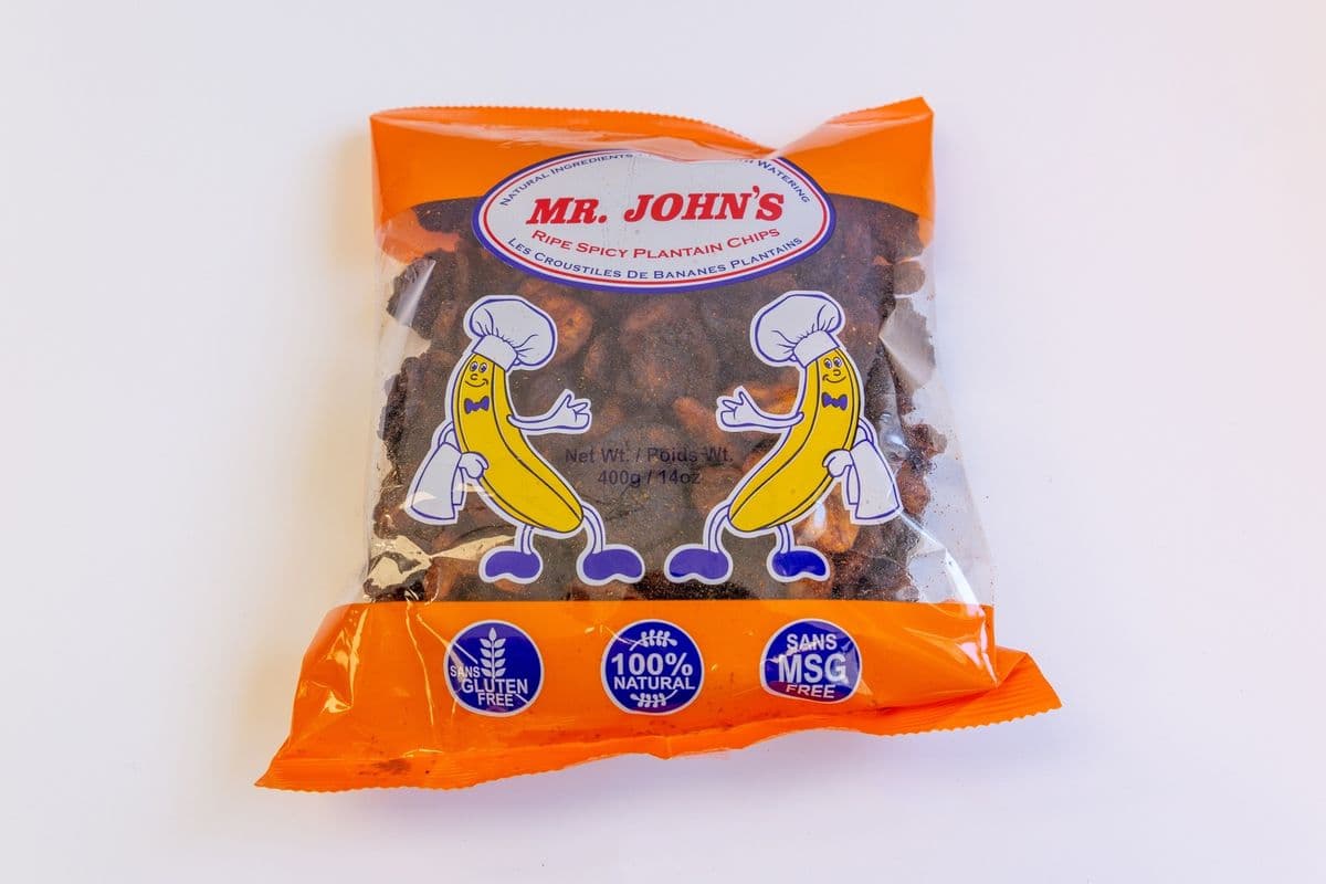 Mr. John's Plantain Chips Ripe Spicy