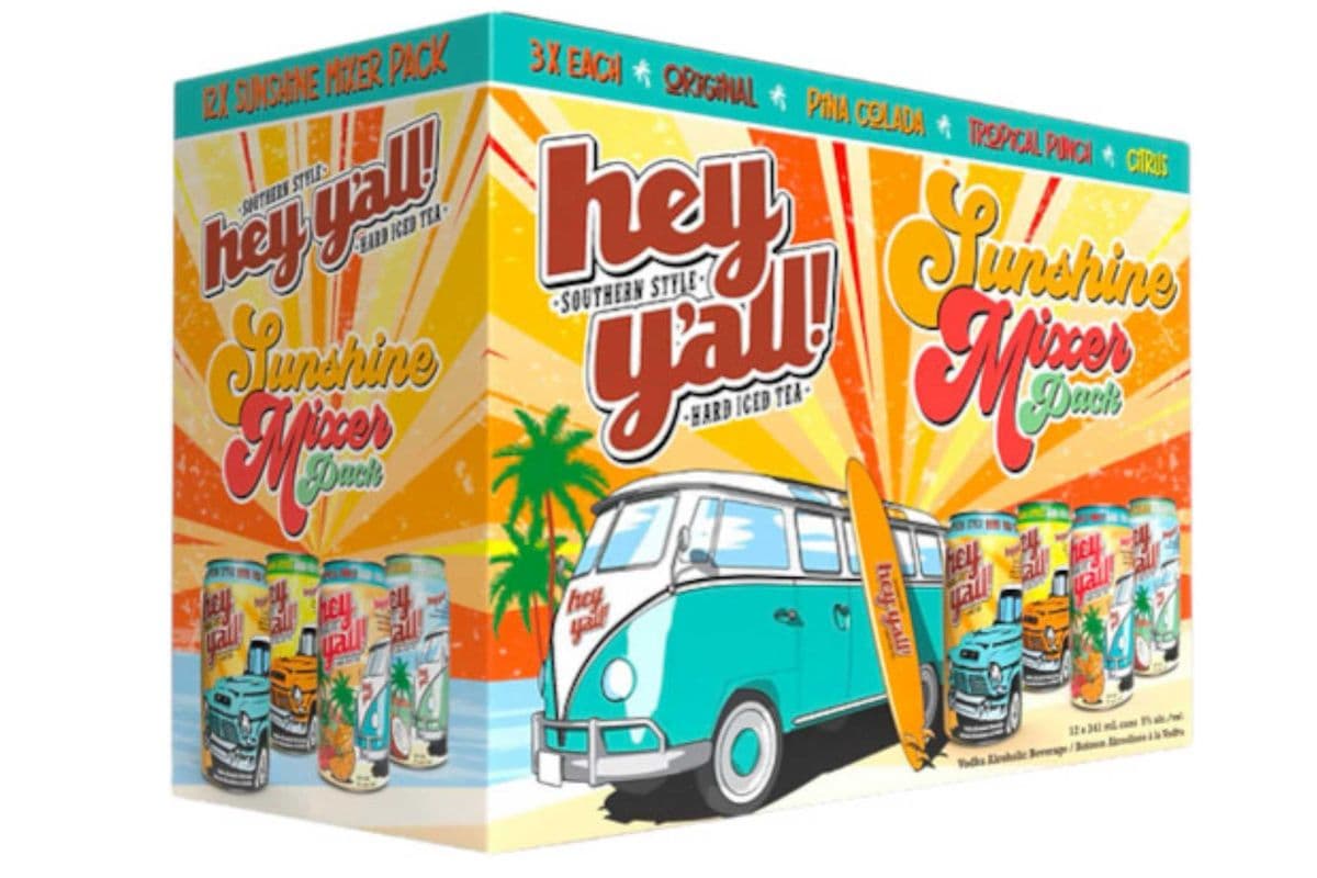 HEY YALL SUNSHINE MIXER 12 PACK (12 x 355ml)