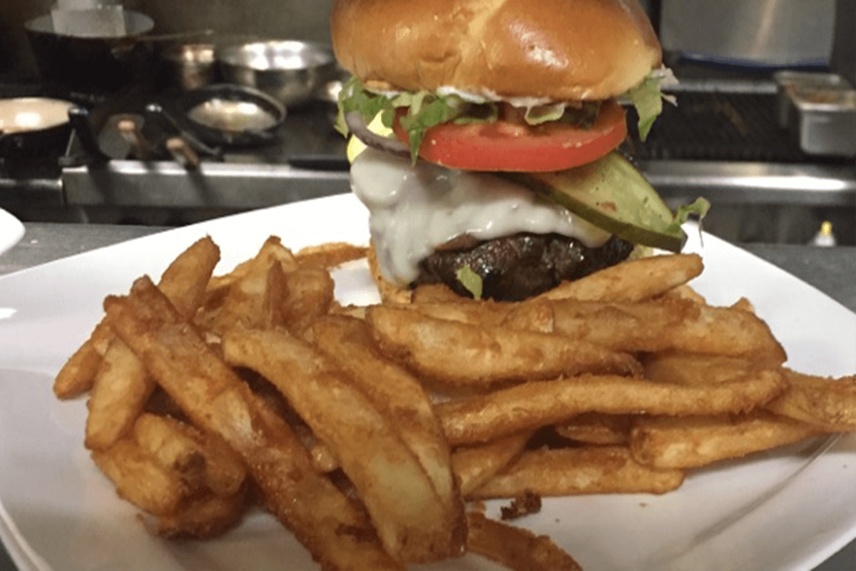 Mushroom Swiss Burger