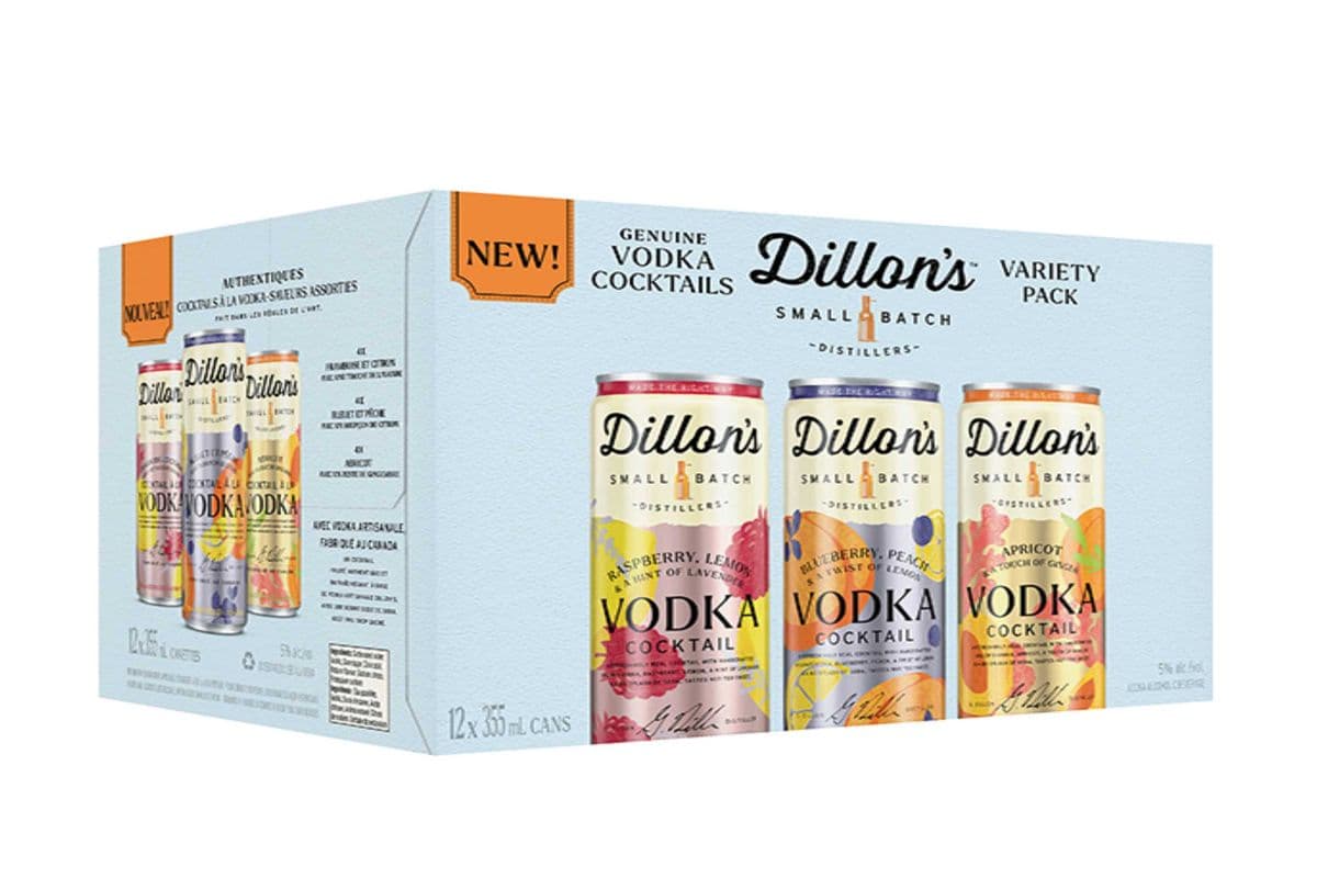 DILLON'S VODKA COCKTAILS VARIETY 12PACK (1 x 12*355ML)