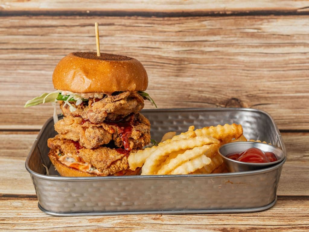 Korean Fried Chicken Sandwich