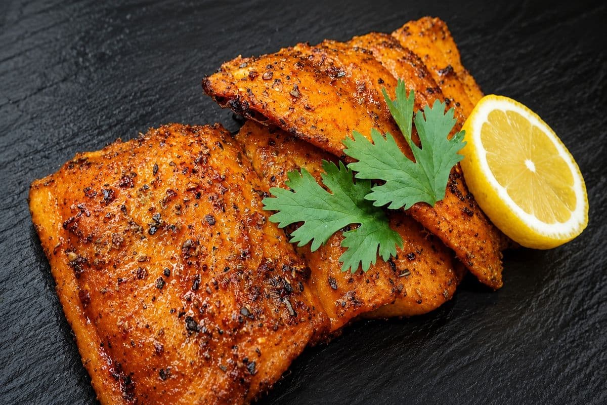 Tandoori Basa Fish - Cooked