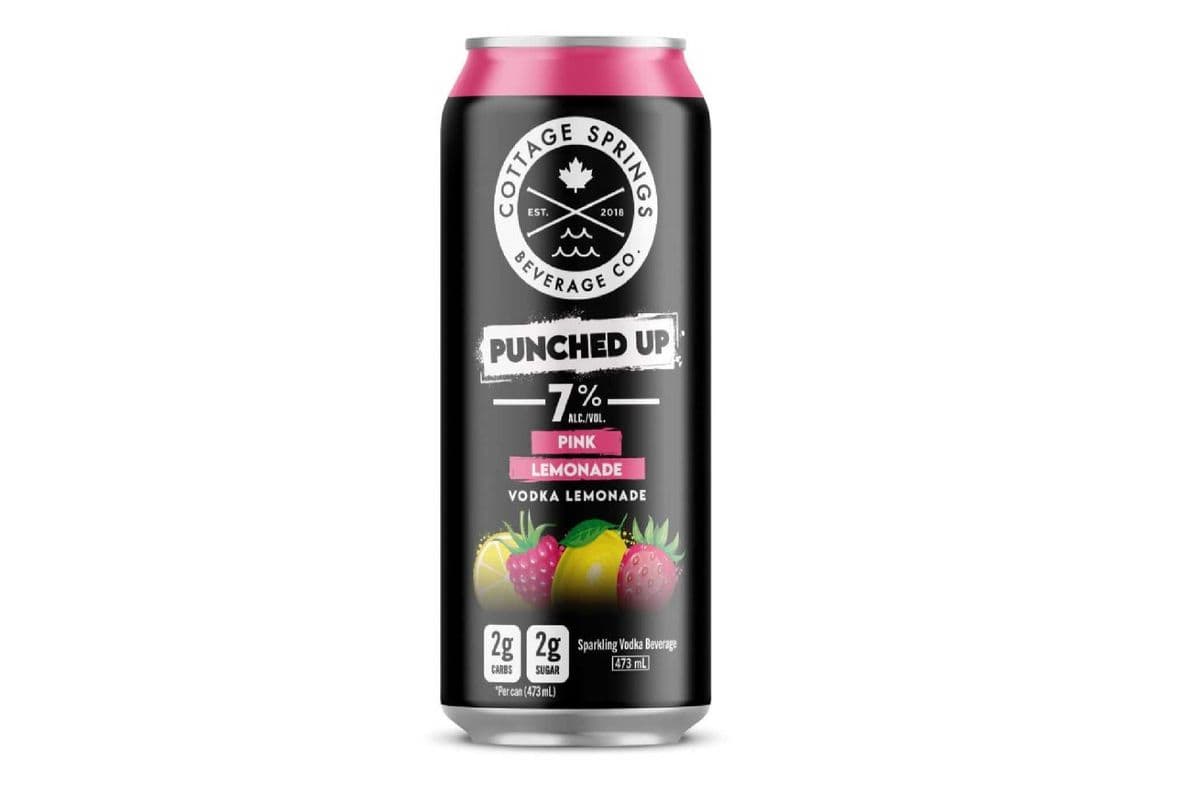 Cottage Springs Punched UP Pink Lemonade (1 x 473ml)