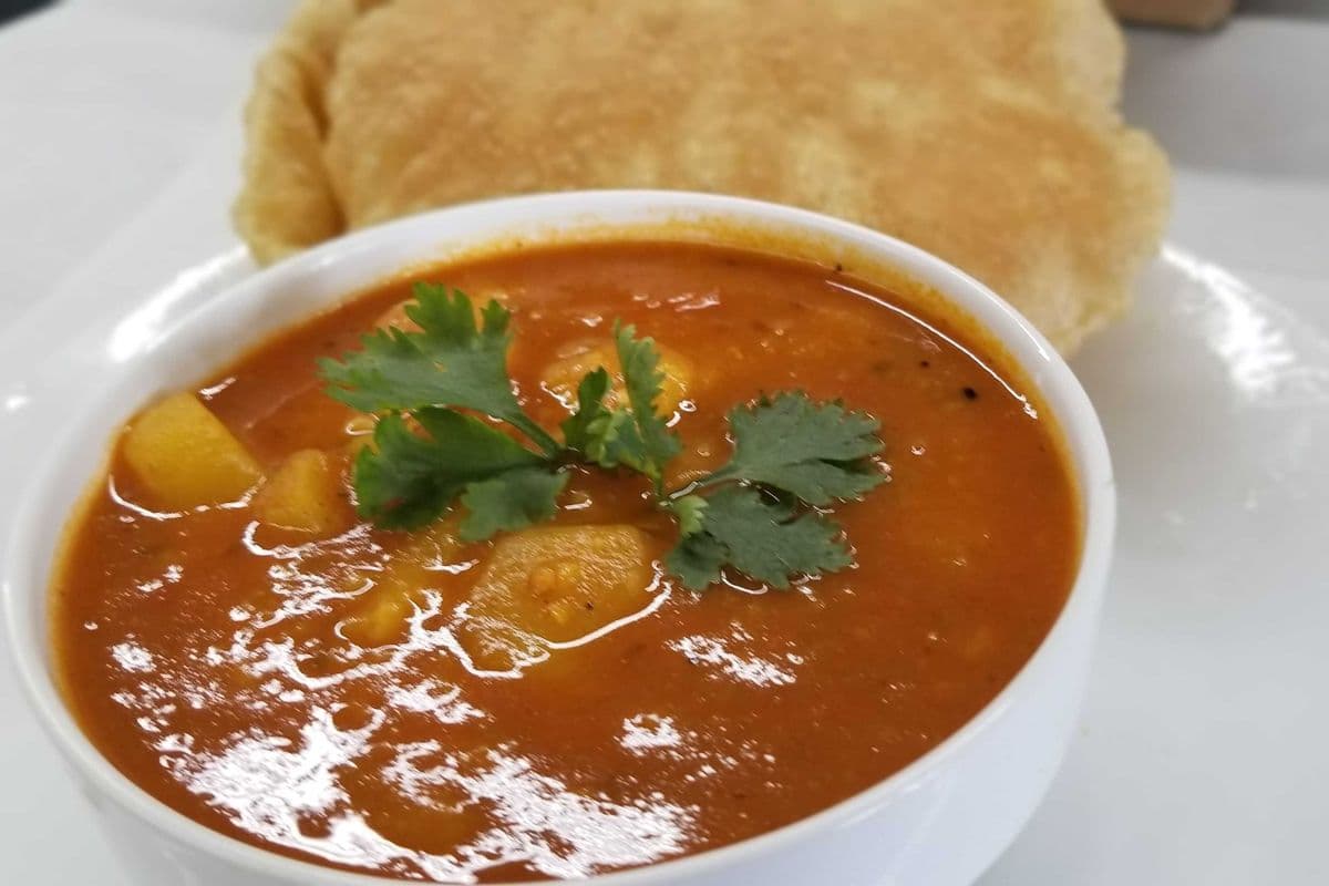 Aloo Poori w/Pop