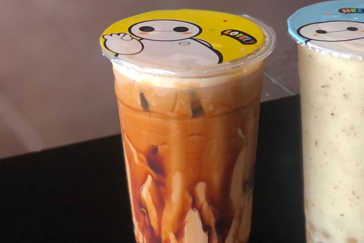 Brown Sugar Taro Milk Tea 黑糖芋頭