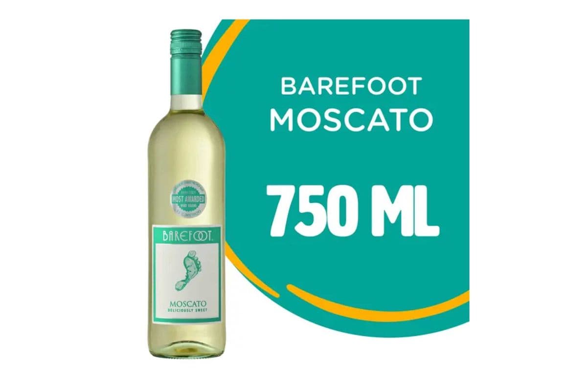 BAREFOOT MOSCATO (750ML) 9.0% ABV (1 x 750 mL)