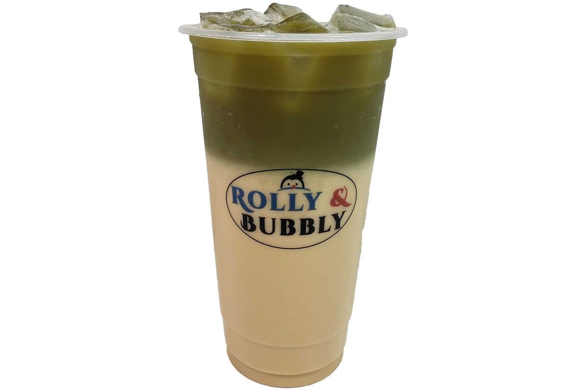 Mango Matcha Milk Tea
