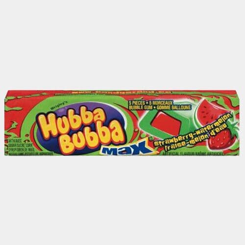Hubba Bubba Fraise melon d'eau (5 mcx) / Hubba Bubba Strawberry Watermelon (5 pcs)