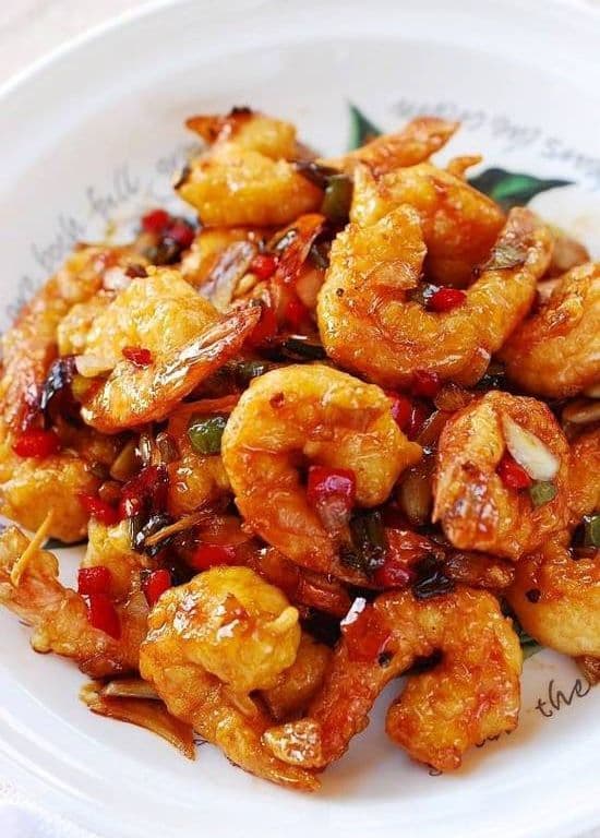 Deep Fried Spicy Tiger Prawn - OO