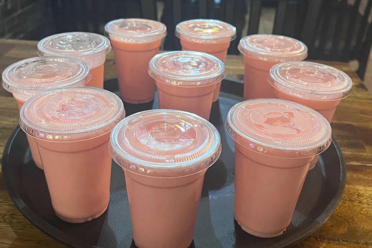 Rose lassi