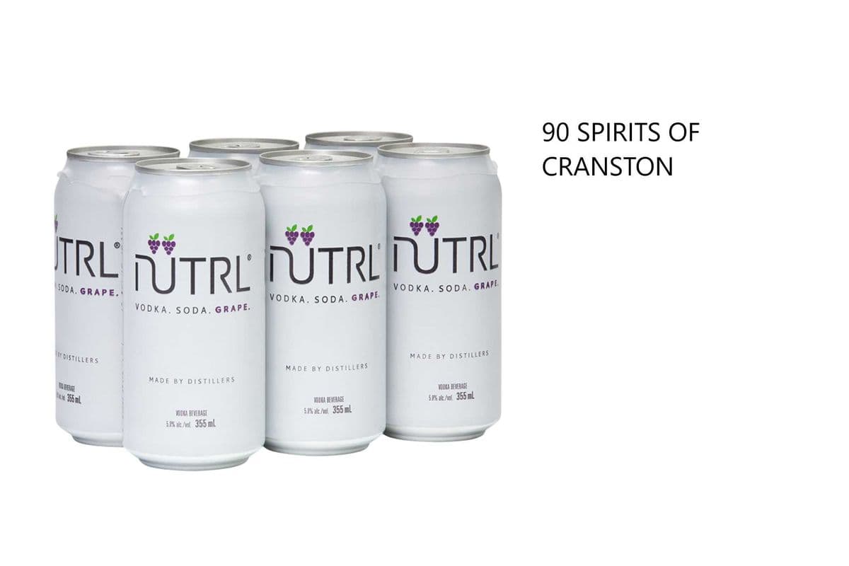 NUTRL GRAPE VODKA SODA 6 CANS (1 x 6x355ML)
