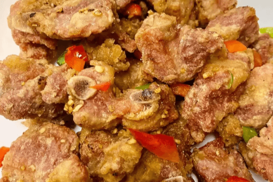 Dry Garlic Spareribs