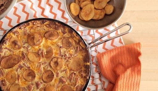 Crêpe al forno - Jambon, pomme de terre, fromage / Crêpe al forno - Ham, potatoes & cheese