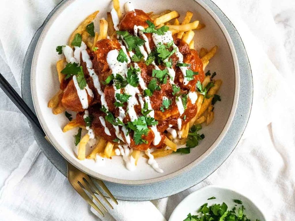 Butter Chicken Fries